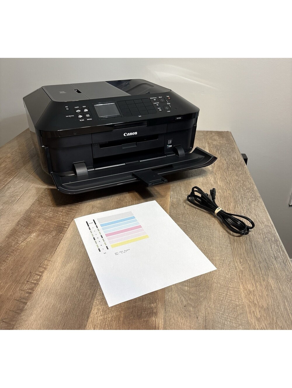 Canon MX922 Color Inkjet Printer 400 Page Count LOW USE All-In-One Wi-Fi Duplex